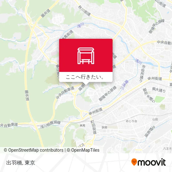 出羽橋地図