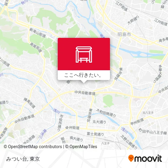みつい台地図