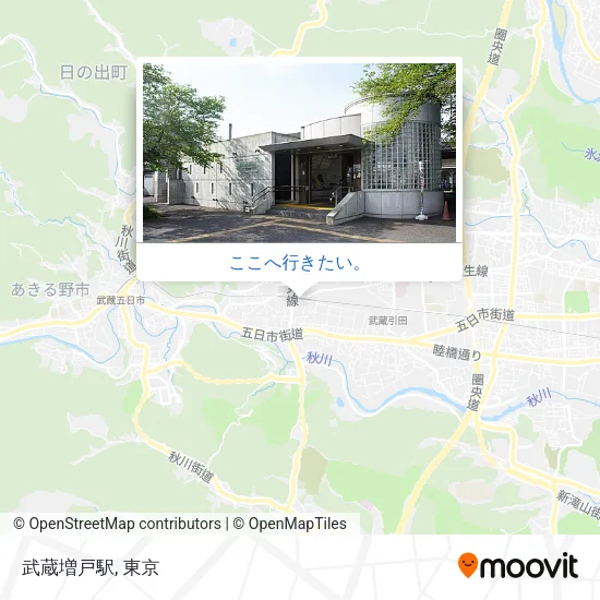 武蔵増戸駅地図