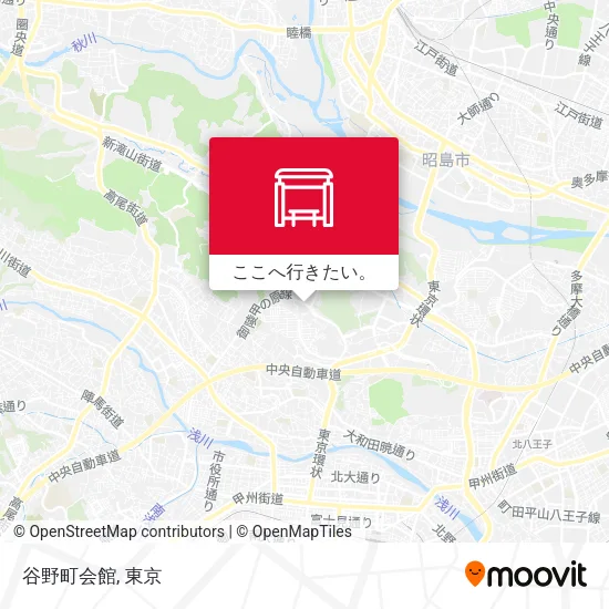 谷野町会館地図