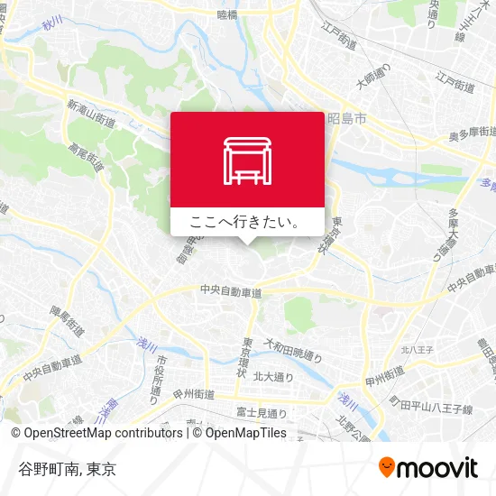 谷野町南地図