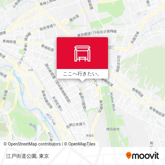 江戸街道公園地図