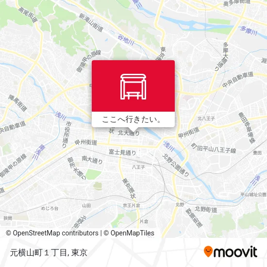 元横山町１丁目地図