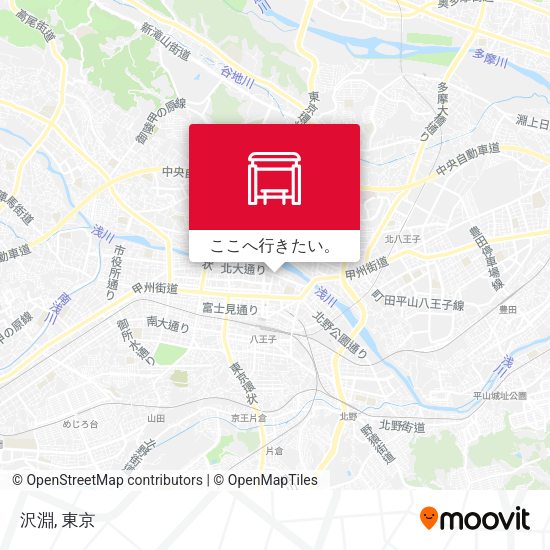 沢淵地図