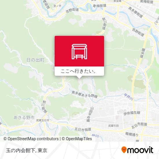 玉の内会館下地図