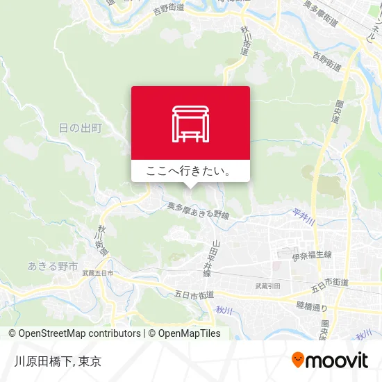 川原田橋下地図