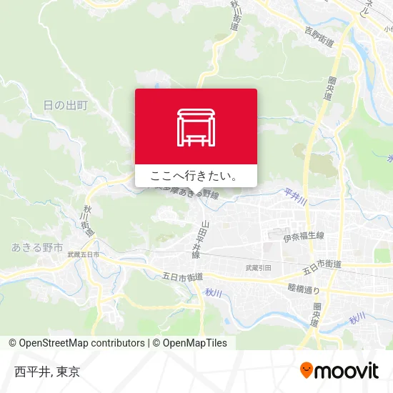 西平井地図