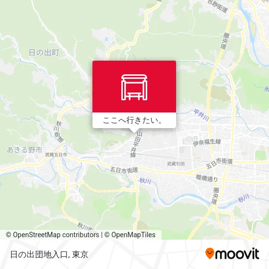 日の出団地入口地図