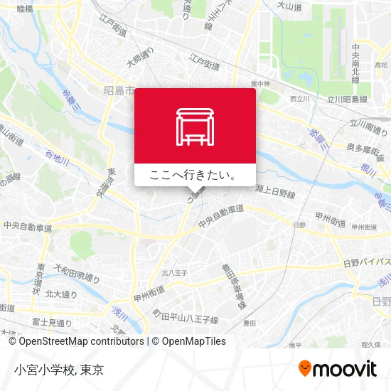 小宮小学校地図