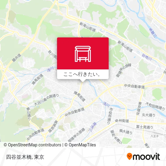 四谷並木橋地図