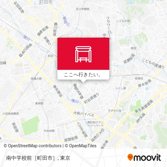 南中学校前［町田市］地図