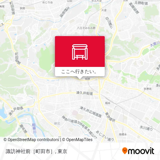 諏訪神社前［町田市］地図