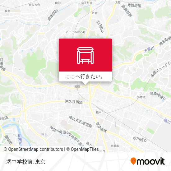 堺中学校前地図