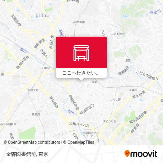 金森図書館前地図