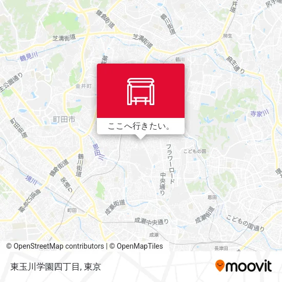 東玉川学園四丁目地図