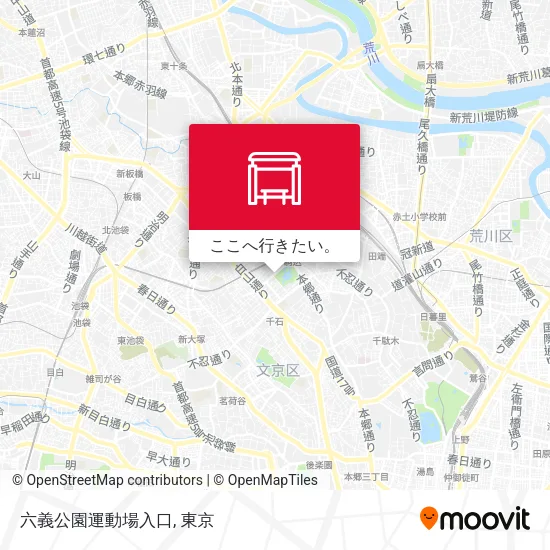 六義公園運動場入口地図