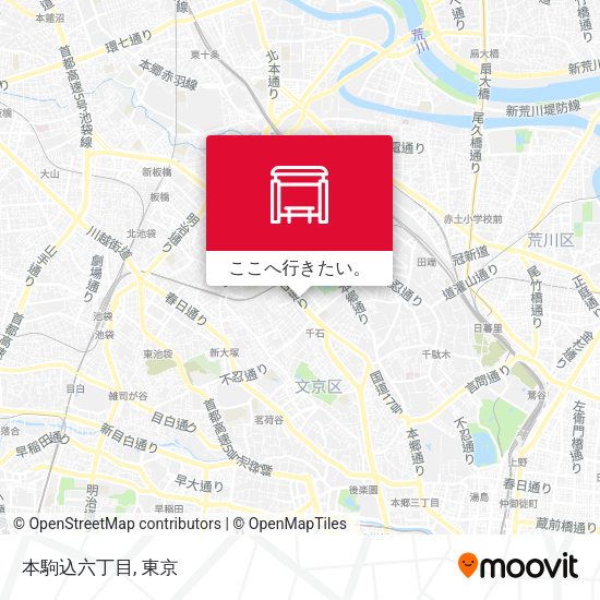本駒込六丁目地図