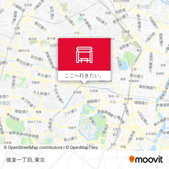 後楽一丁目地図