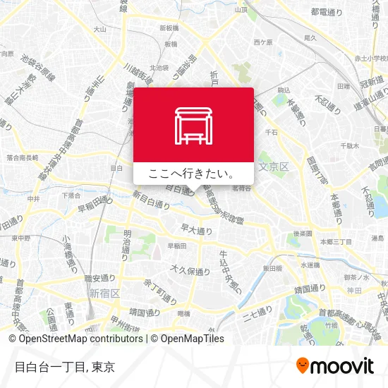 目白台一丁目地図