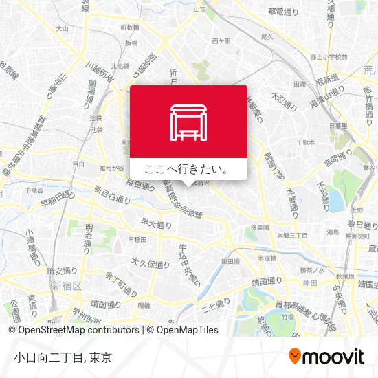 小日向二丁目地図