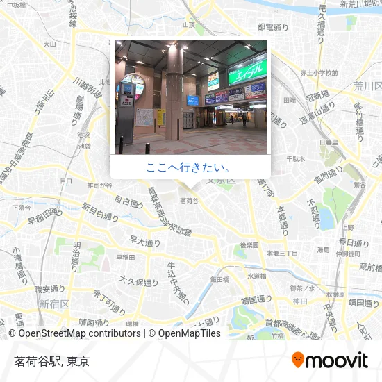 茗荷谷駅地図
