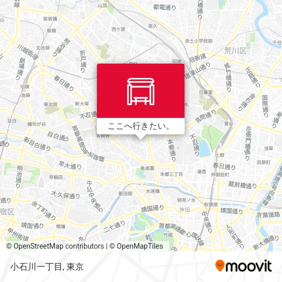 小石川一丁目地図