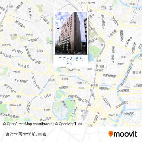 東洋学園大学前地図