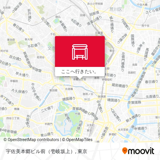 宇佐美本郷ビル前（壱岐坂上）地図
