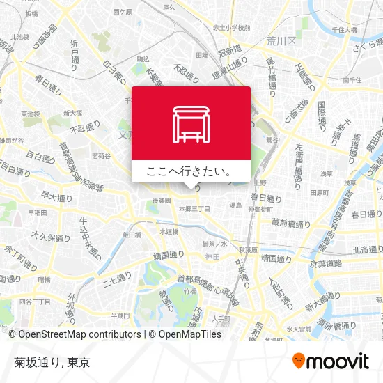 菊坂通り地図