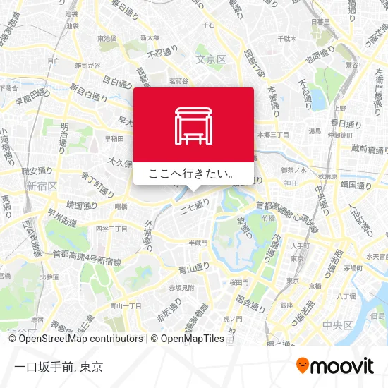 一口坂手前地図