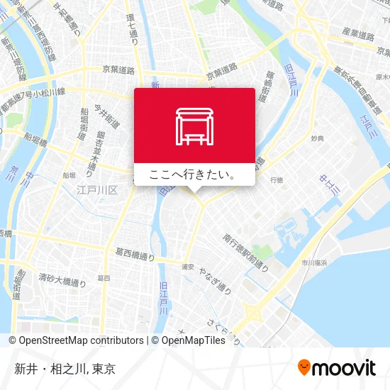 新井・相之川地図