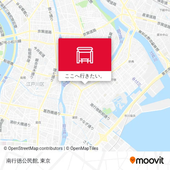 南行徳公民館地図