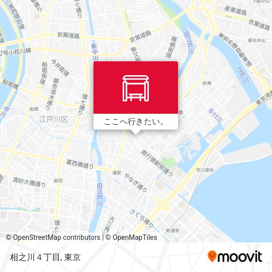 相之川４丁目地図