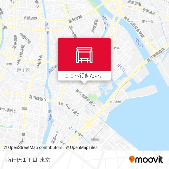 南行徳１丁目地図