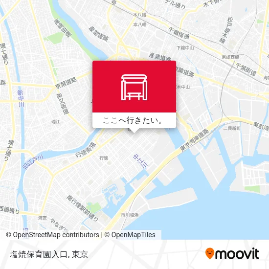 塩焼保育園入口地図