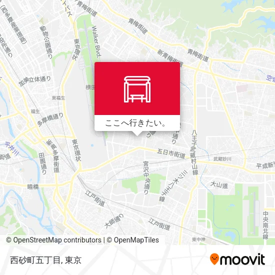 西砂町五丁目地図