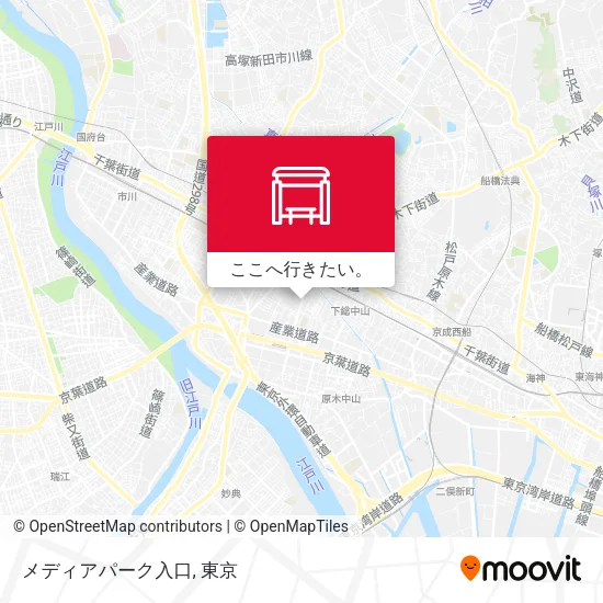 メディアパーク入口地図