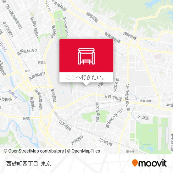 西砂町四丁目地図