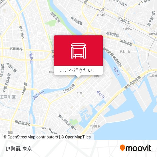 伊勢宿地図
