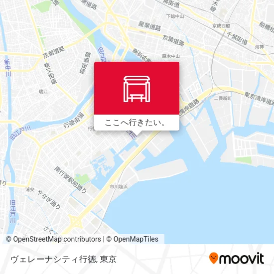 ヴェレーナシティ行徳地図