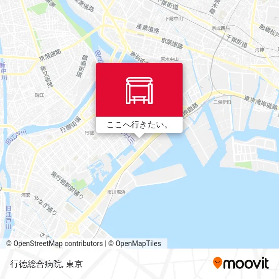 行徳総合病院地図