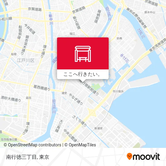 南行徳三丁目地図
