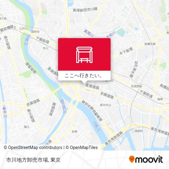 市川地方卸売市場地図