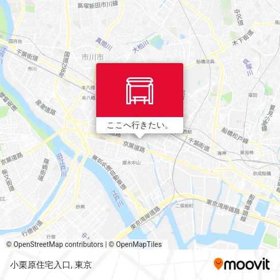 小栗原住宅入口地図