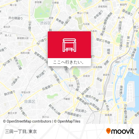 三田一丁目地図