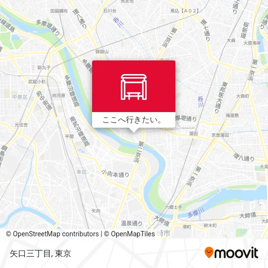 矢口三丁目地図