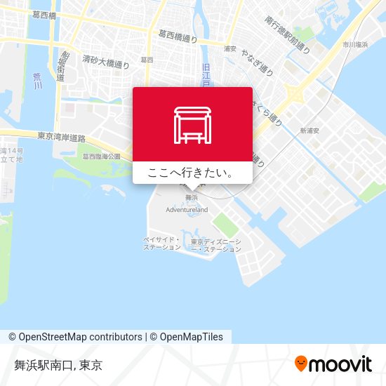 舞浜駅南口地図