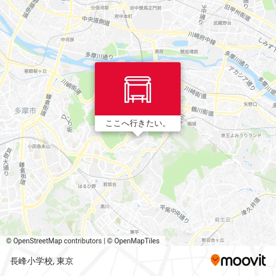 長峰小学校地図