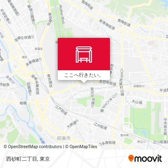 西砂町二丁目地図