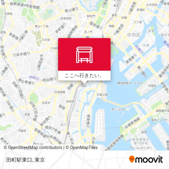 田町駅東口地図